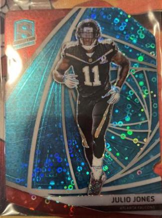 Julio Jones [Neon Blue Die-Cut] #123