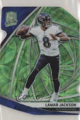 Lamar Jackson [Neon Green Die-Cut] #116