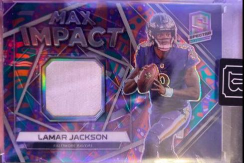 Lamar Jackson [Neon Marble] #116