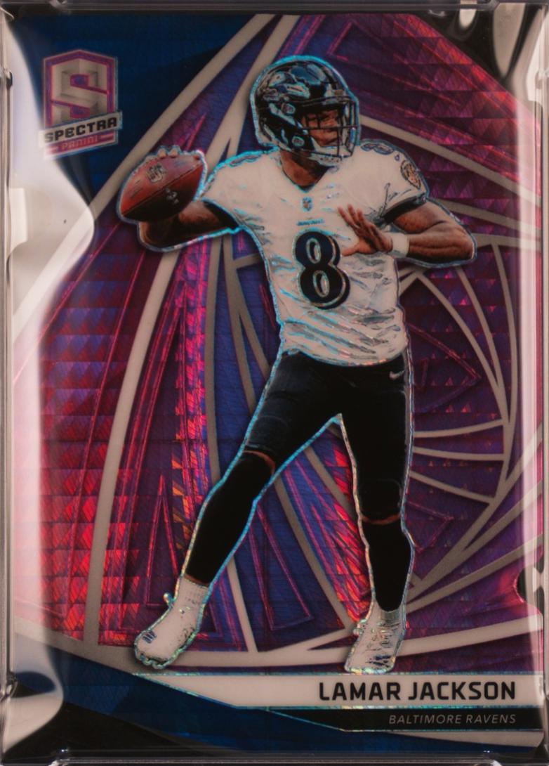 Lamar Jackson [Neon Pink Die-Cut] #116