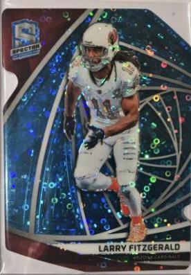 Larry Fitzgerald [Neon Blue Die-Cut] #148