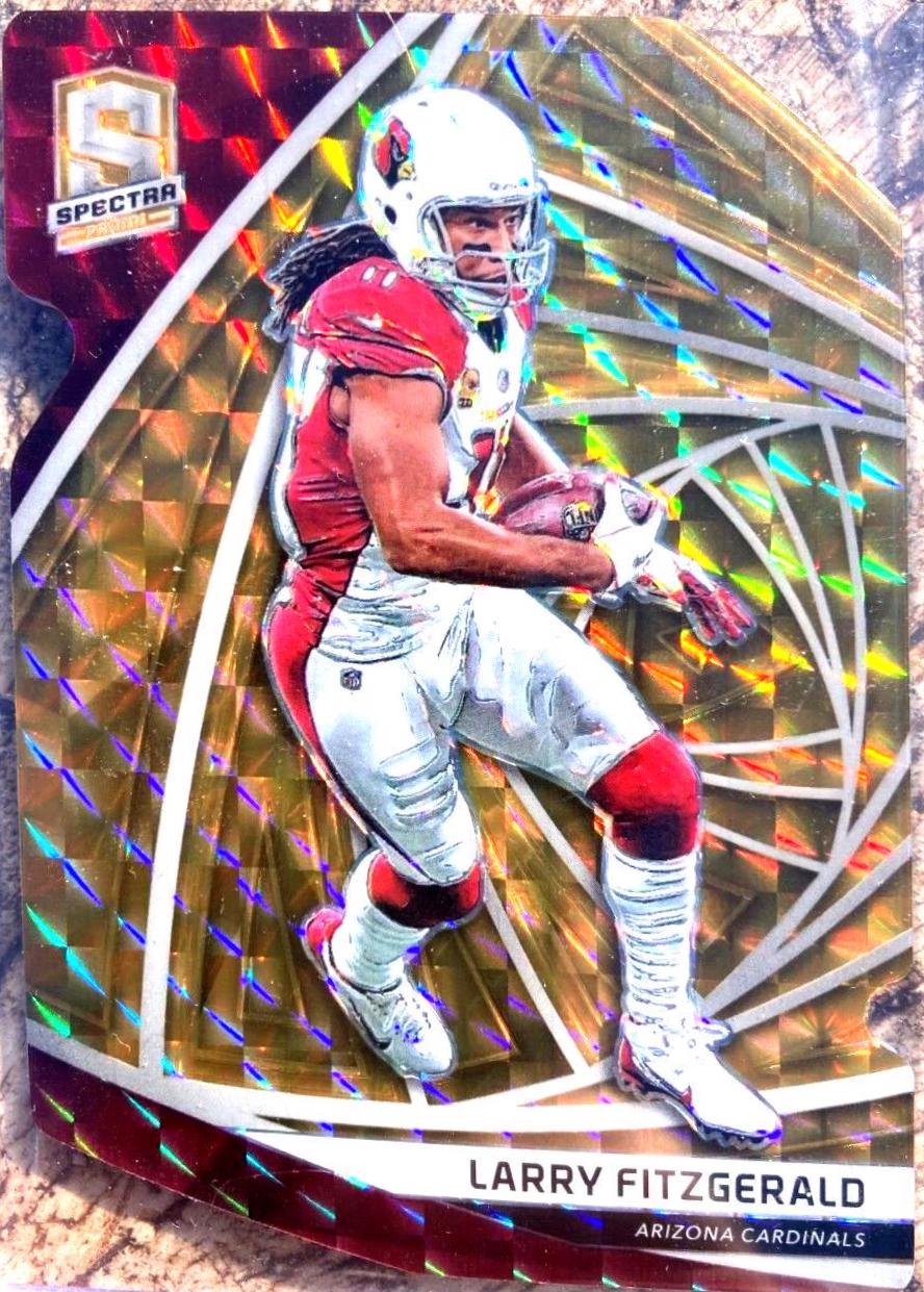 Larry Fitzgerald [Neon Orange Die-Cut] #148