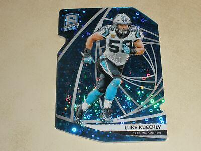 Luke Kuechly [Neon Blue Die-Cut] #111
