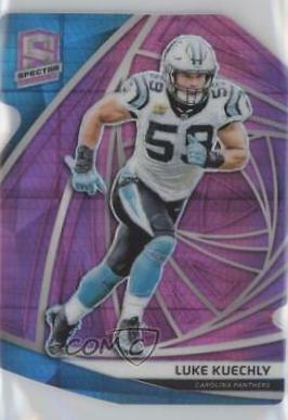Luke Kuechly [Neon Pink Die-Cut] #111