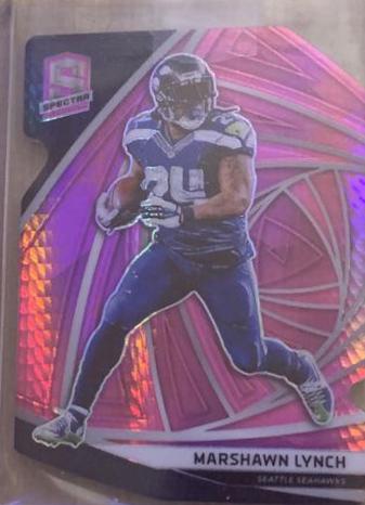 Marshawn Lynch [Neon Pink Die-Cut] #134