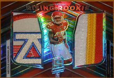 Mecole Hardman Jr. [Patch Autograph Neon Marble] #222