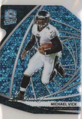 Michael Vick [Neon Blue Die-Cut] #31