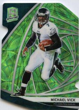Michael Vick [Neon Green Die-Cut] #31