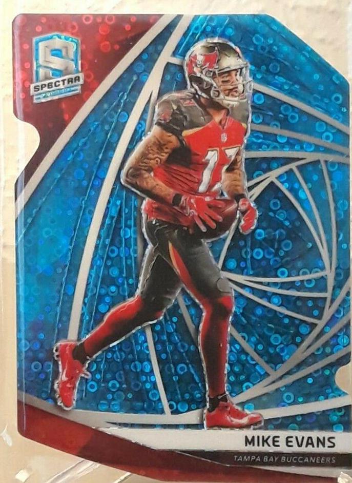 Mike Evans [Neon Blue Die-Cut] #14