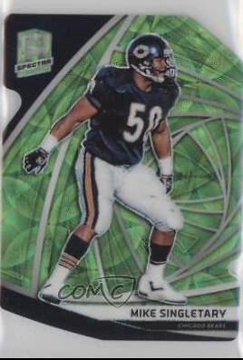 Mike Singletary [Neon Green Die-Cut] #143