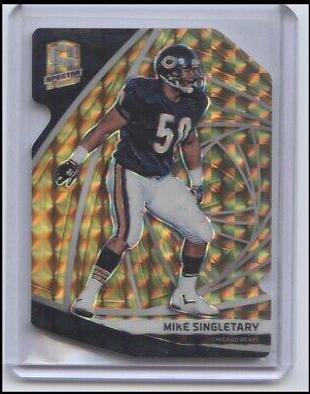 Mike Singletary [Neon Orange Die-Cut] #143
