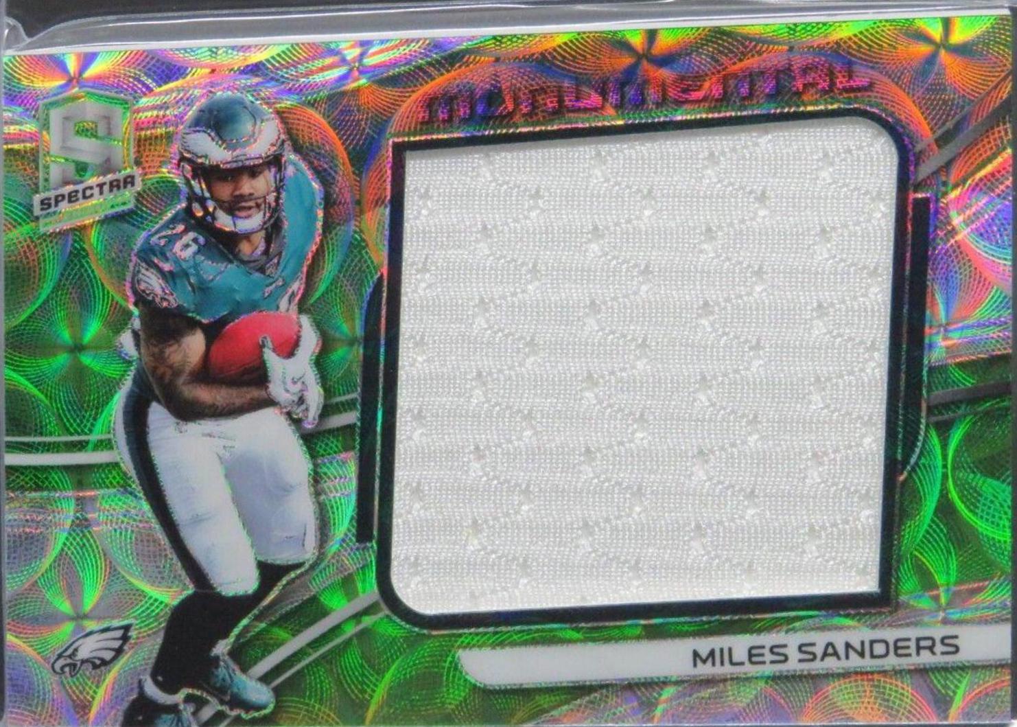 Miles Sanders [Patch Autograph Neon Green] #225