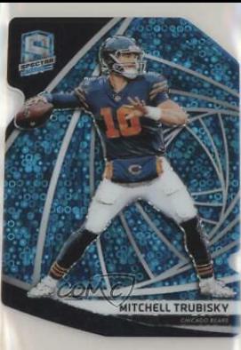 Mitchell Trubisky [Neon Blue Die-Cut] #106