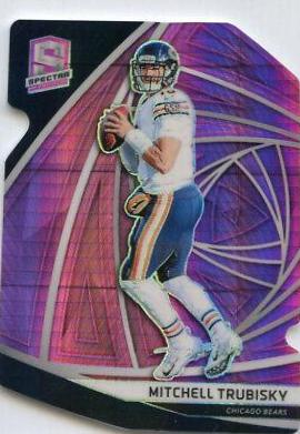 Mitchell Trubisky [Neon Pink Die-Cut] #105
