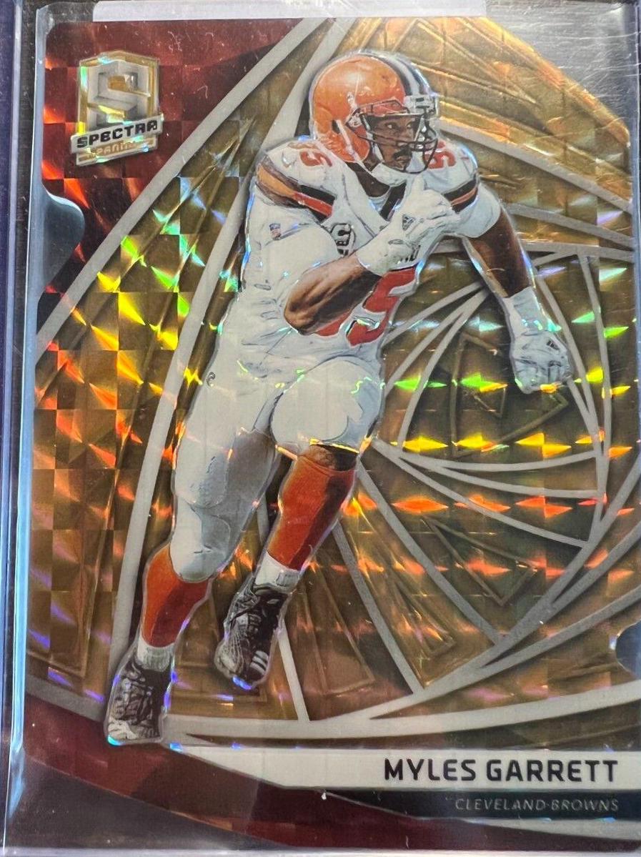 Myles Garrett [Neon Orange Die-Cut] #98