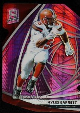 Myles Garrett [Neon Pink Die-Cut] #98