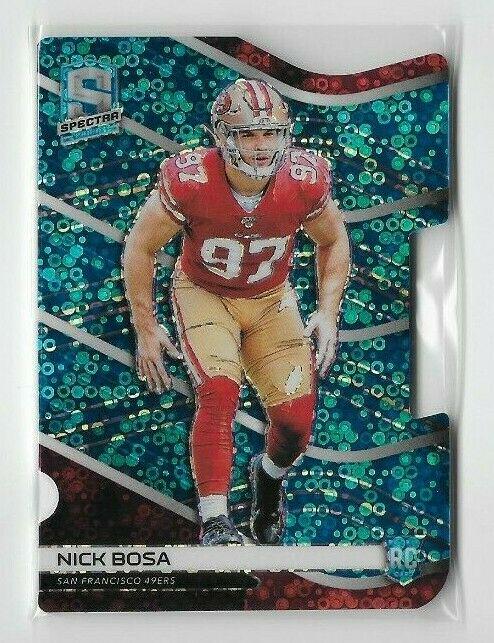 Nick Bosa [Neon Blue Die-Cut] #152