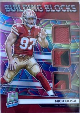 Nick Bosa [Patch Autograph Neon Marble] #218