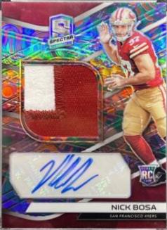 Nick Bosa [Patch Autograph Psychedelic] #218