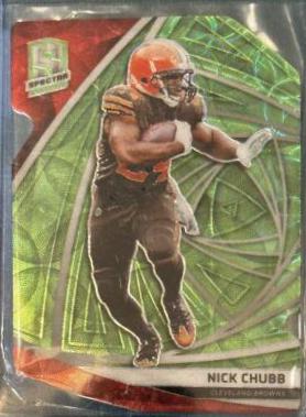Nick Chubb [Neon Green Die-Cut] #101