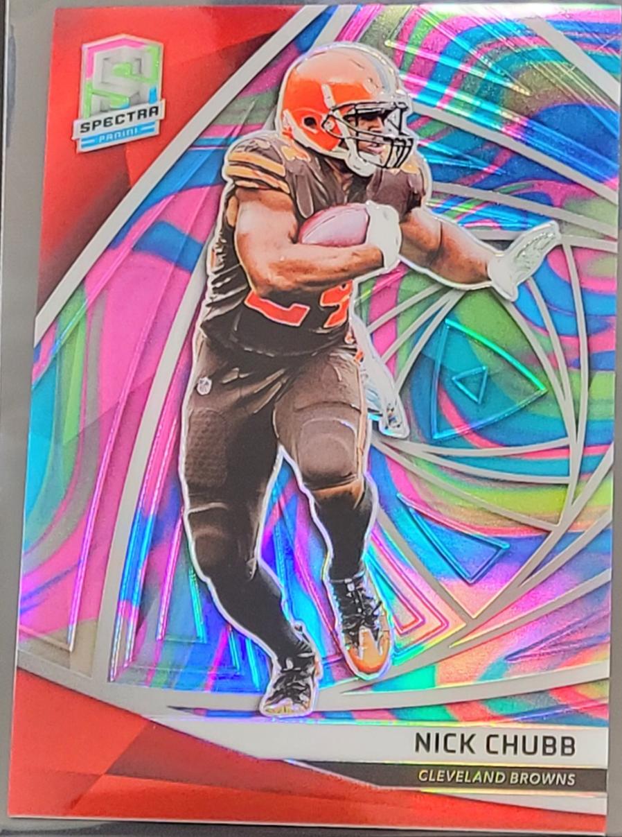Nick Chubb [Neon Marble] #101