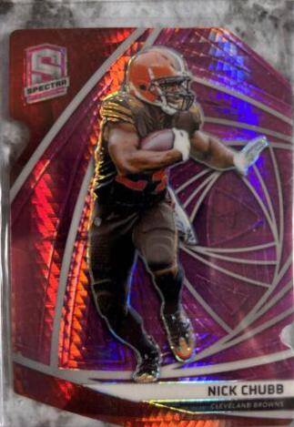 Nick Chubb [Neon Pink Die-Cut] #101