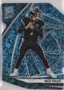 Nick Foles [Neon Blue Die-Cut] #71