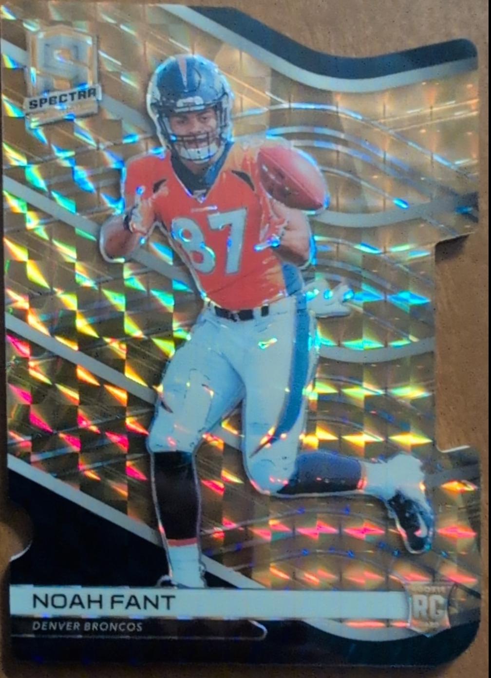 Noah Fant [Neon Orange Die-Cut] #163