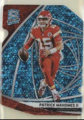 Patrick Mahomes II [Neon Blue Die-Cut] #1