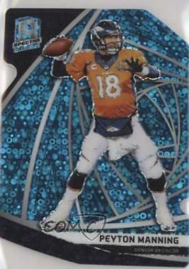 Peyton Manning [Neon Blue Die-Cut] #72
