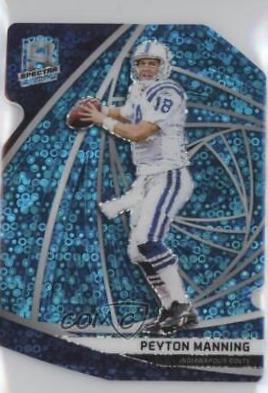 Peyton Manning [Neon Blue Die-Cut] #73