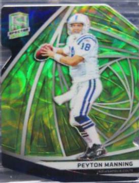 Peyton Manning [Neon Green Die-Cut] #73