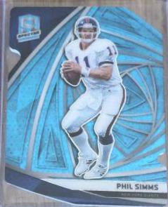 Phil Simms [Neon Blue Die-Cut] #144