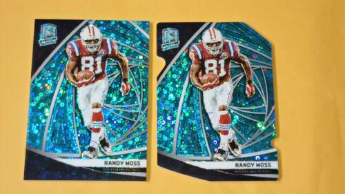 Randy Moss [Neon Blue Die-Cut] #54