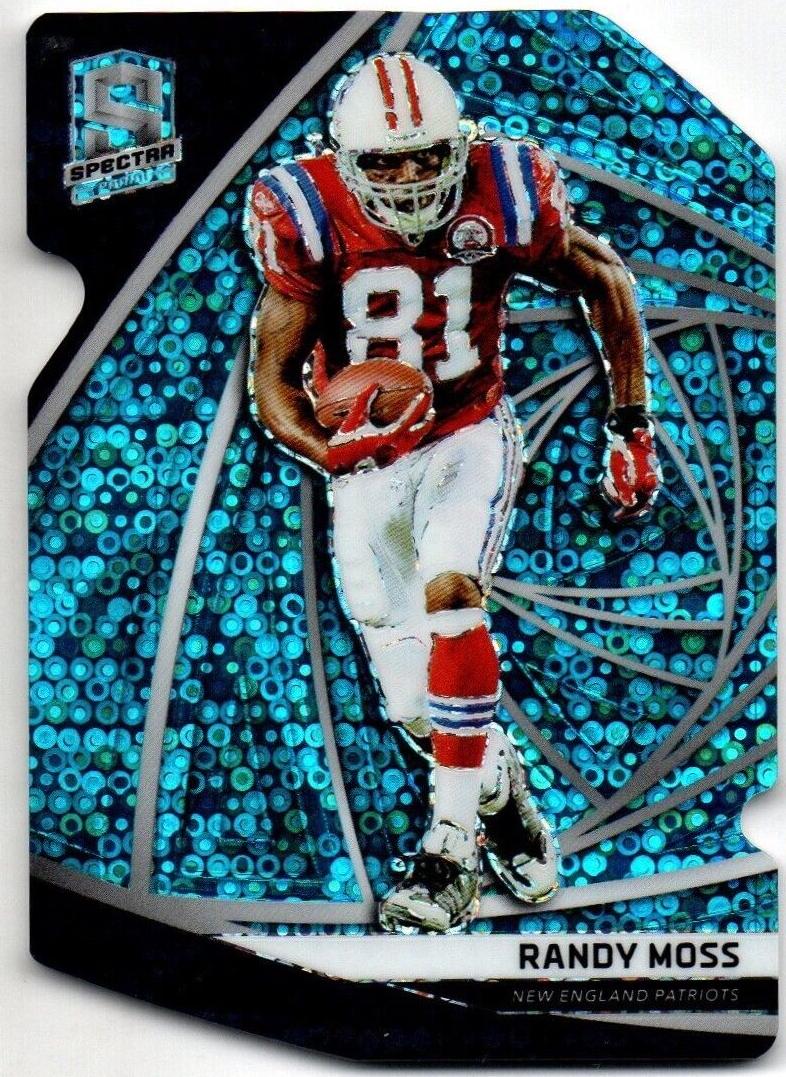 Randy Moss [Neon Orange Die-Cut] #54