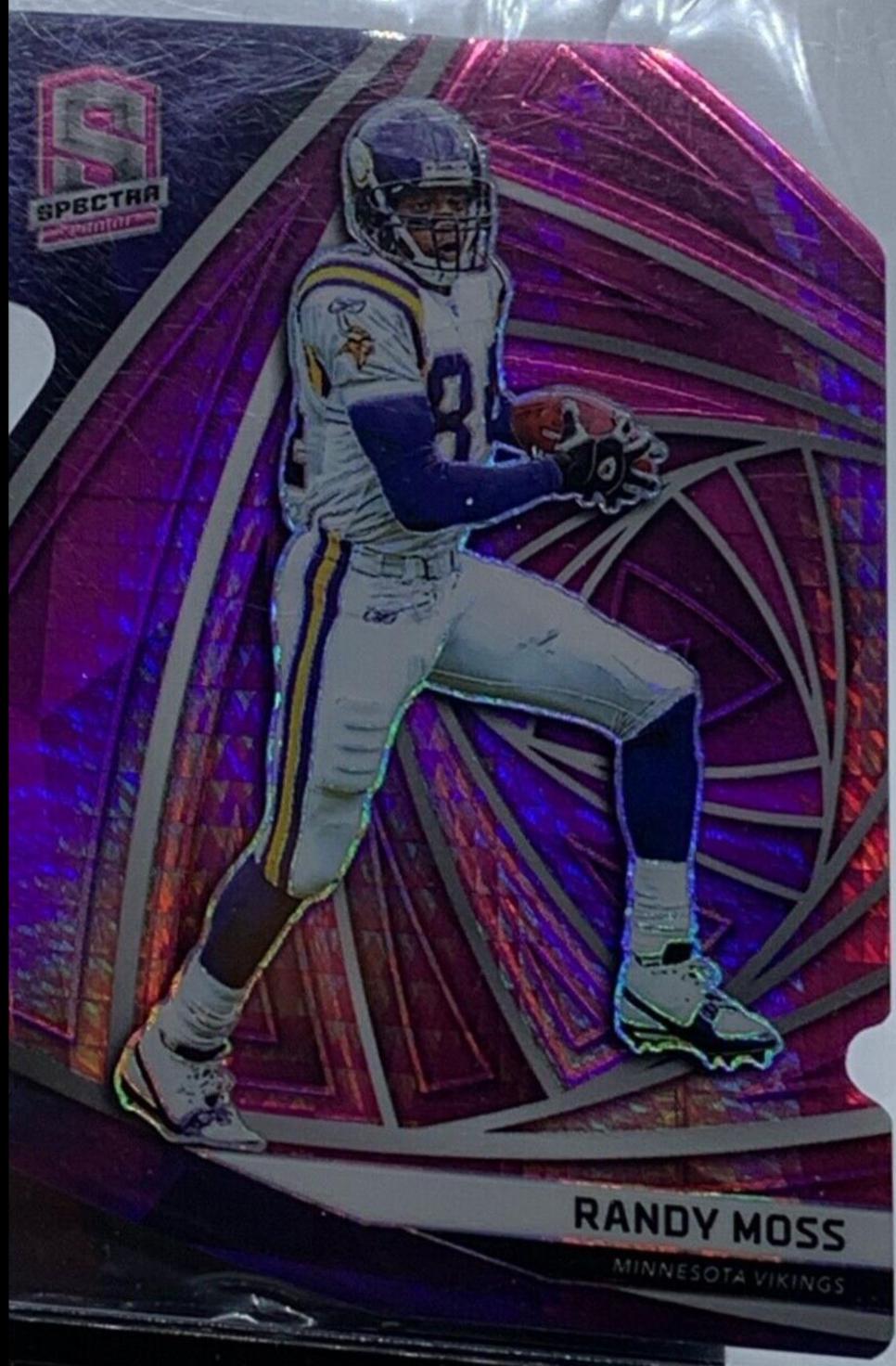 Randy Moss [Neon Pink Die-Cut] #55