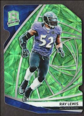 Ray Lewis [Neon Green Die-Cut] #117