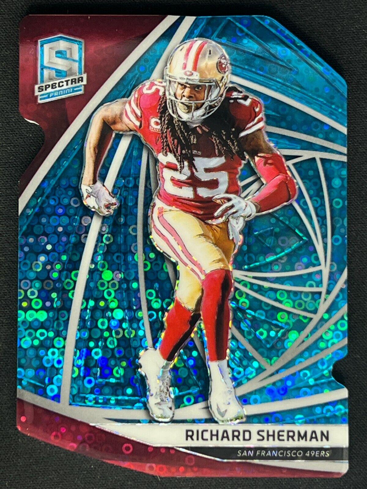Richard Sherman [Neon Blue Die-Cut] #21