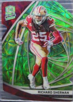 Richard Sherman [Neon Green Die-Cut] #21