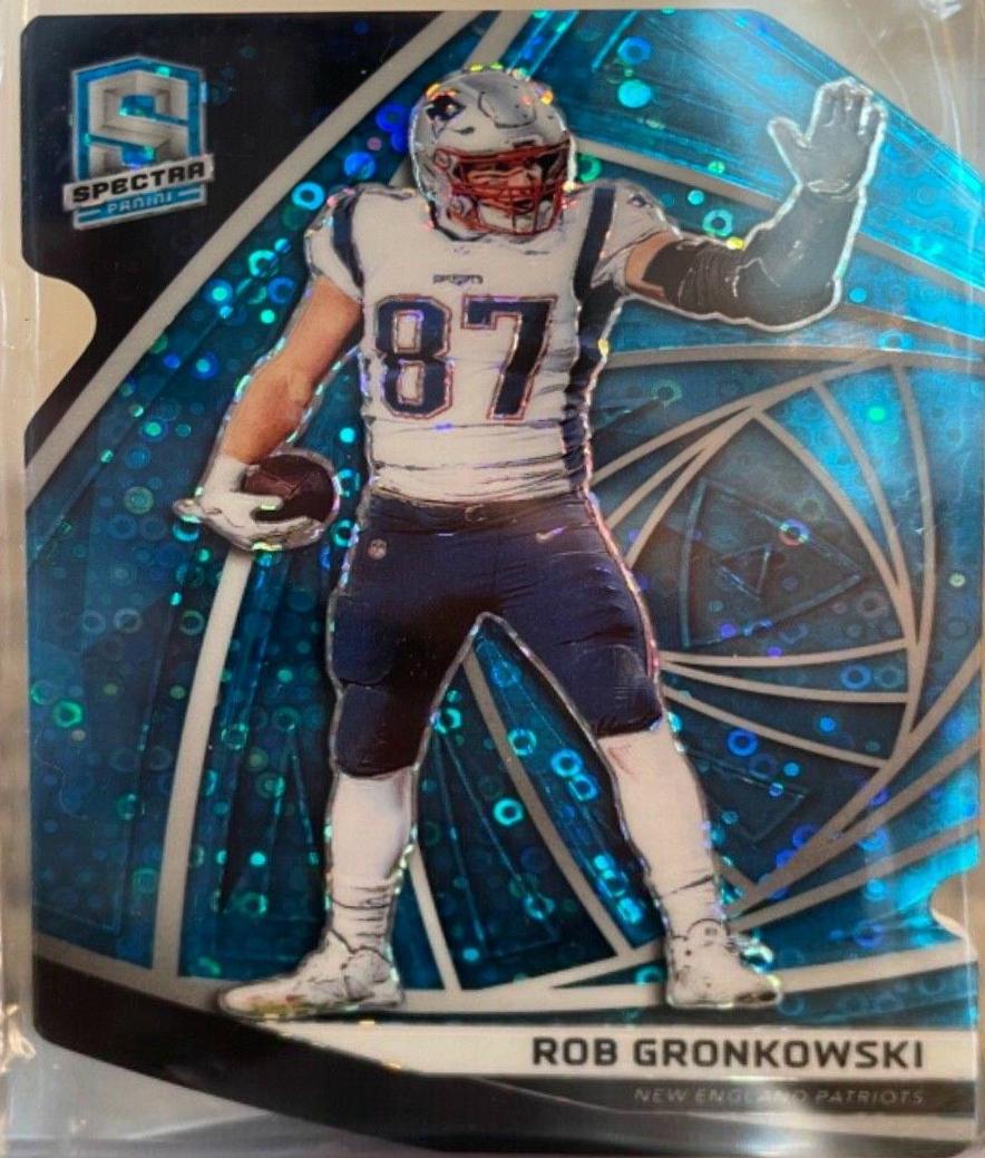 Rob Gronkowski [Neon Blue Die-Cut] #48