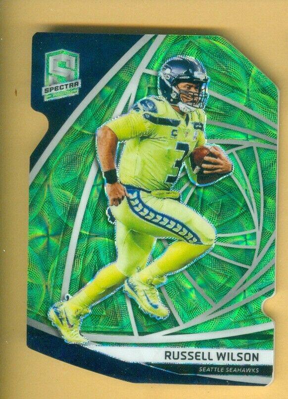 Russell Wilson [Neon Green Die-Cut] #18