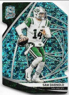 Sam Darnold [Neon Blue Die-Cut] #36