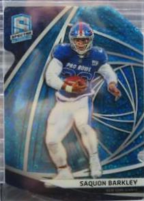 Saquon Barkley [Neon Blue Die-Cut] #38