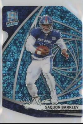 Saquon Barkley [Neon Blue Die-Cut] #39