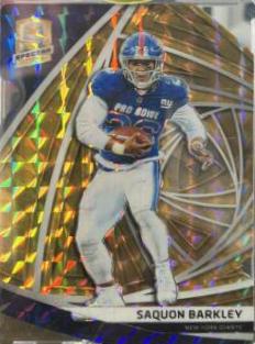 Saquon Barkley [Neon Orange Die-Cut] #38
