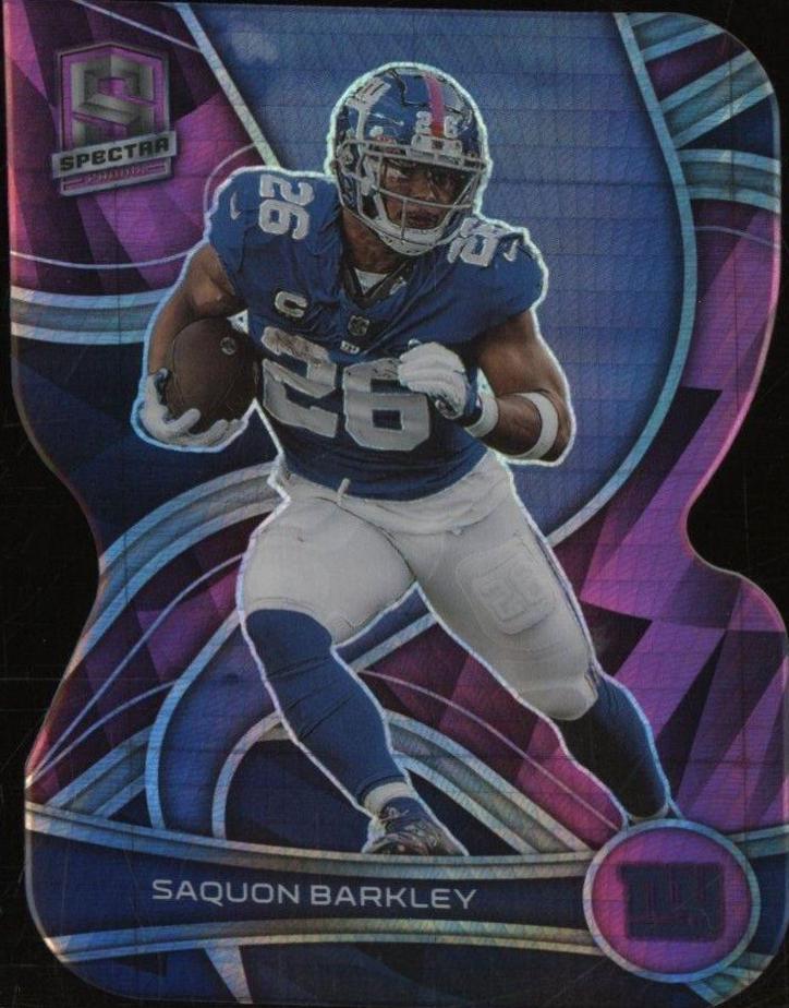 Saquon Barkley [Neon Pink Die-Cut] #39