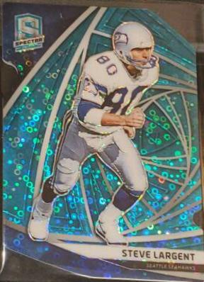 Steve Largent [Neon Blue Die-Cut] #19