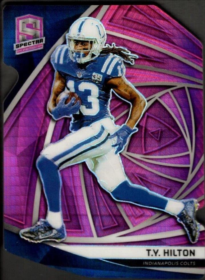 T.Y. Hilton [Neon Pink Die-Cut] #77