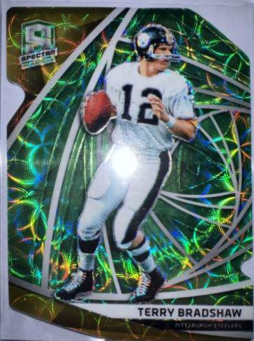 Terry Bradshaw [Neon Green Die-Cut] #24