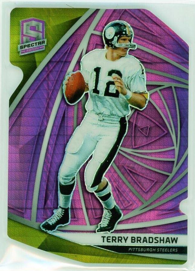 Terry Bradshaw [Neon Pink Die-Cut] #24